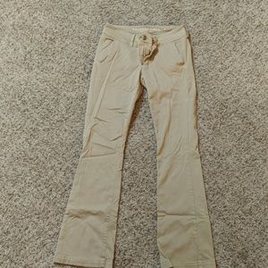 American Eagle Kick Boot Khakis